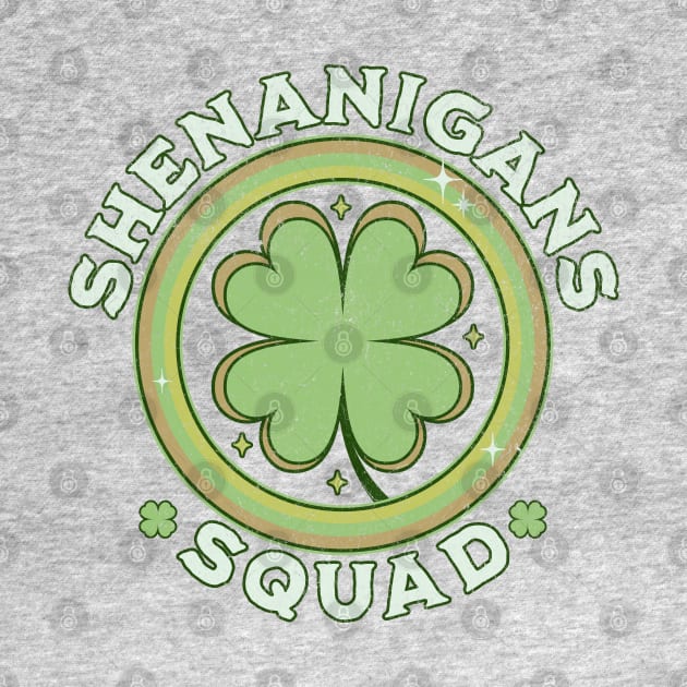 Shenanigans Squad Funny Saint Patricks Day Matching Group by OrangeMonkeyArt